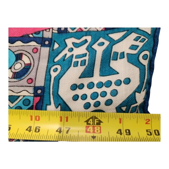 RARE Hermes Shawl Zabavushka 50" x 50" - Picture 13 of 16